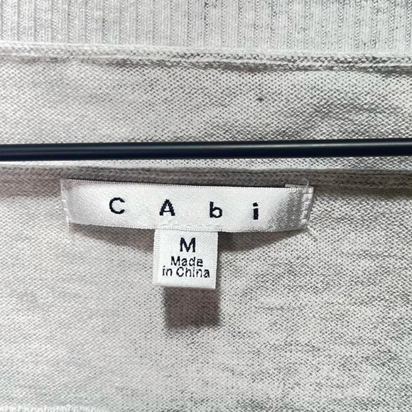 Cabi • Marble Gray Lounge Silk Blend Sweater Style #200 Size Medium - Picture 3 of 5